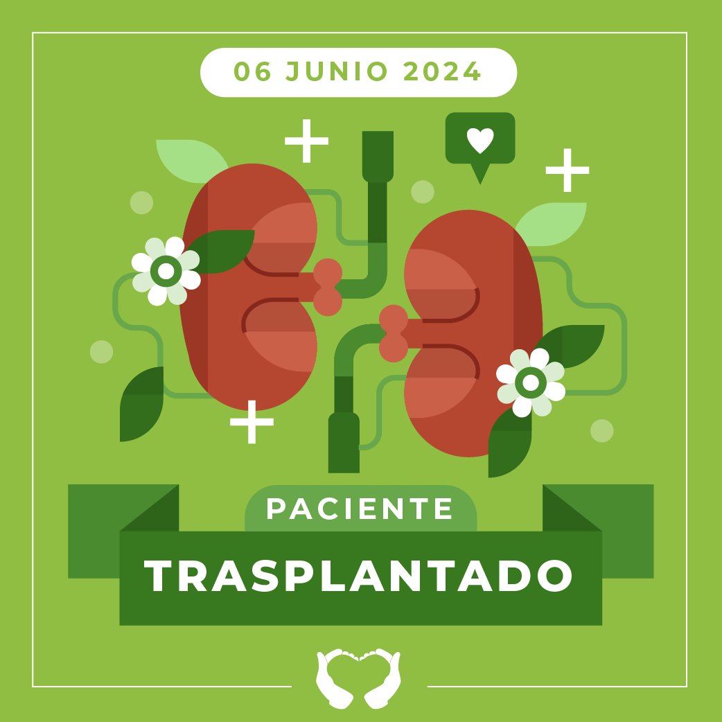ayudarinoton's tweet photo. El 6 de junio se celebra el Día Mundial de las y los Pacientes Trasplantados 🙌🏿💚🌱 fecha en la que se busca concientizar a la población sobre la importancia de estas intervenciones y de contar con disponibilidad de órganos y tejidos.
#Riñotón #ComparteyAyuda #ComparteInspira https://t.co/OK6SHt5gPg