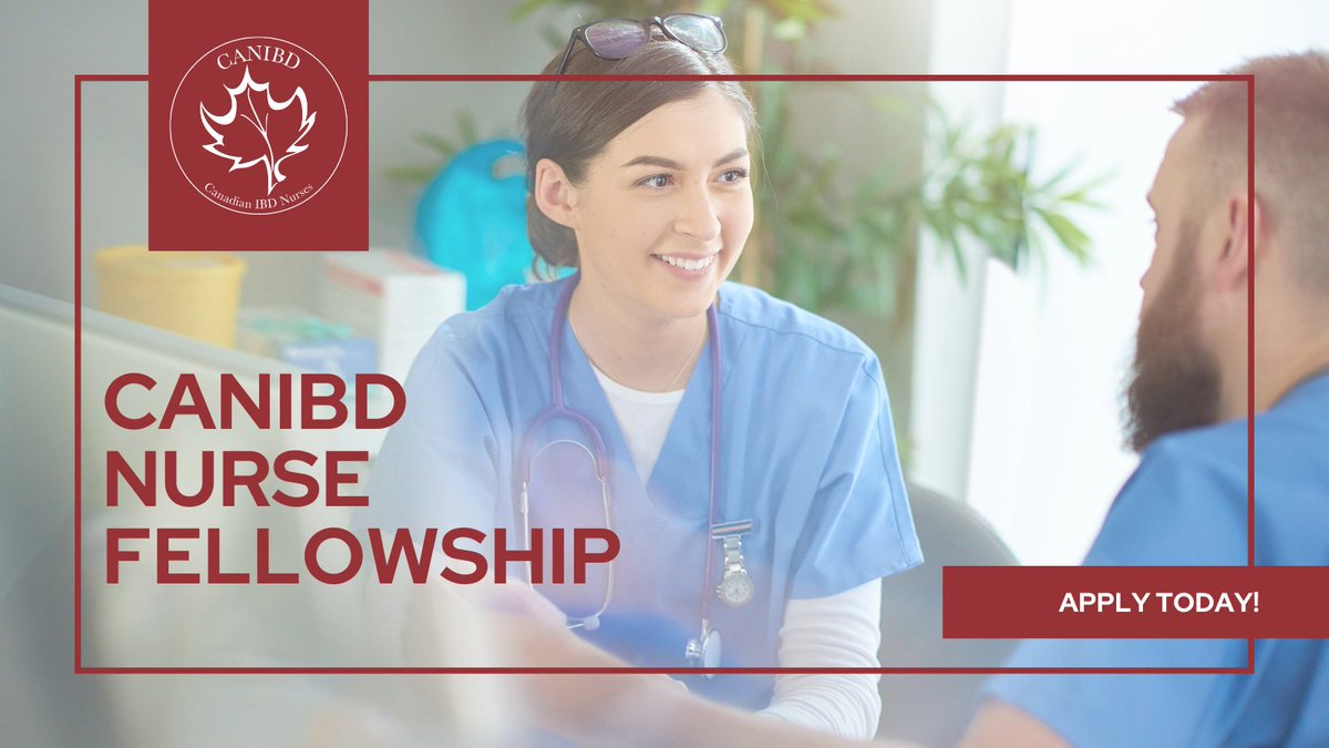 CANIBD's tweet image. Are you a new or early career #IBDnurse looking for mentoring opportunities? Submit an application for one of our IBD Nurse Fellowships!

You could receive up to $2500 for a 2 week on-site preceptorship with an experienced #IBD #nurse. 

Apply today at shorturl.at/WvROq!