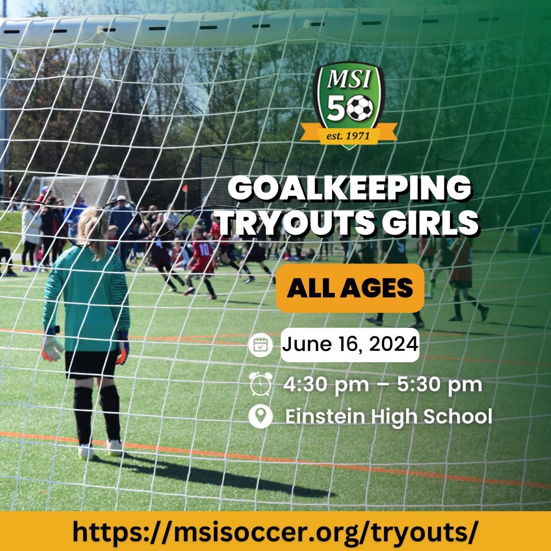 Calling all goalkeepers! 
Ready to defend the net like a pro? Join us for our goalkeeping travel tryouts and kickstart your journey to greatness!
See the full schedule and Register today!
msisoccer.org/tryouts/
