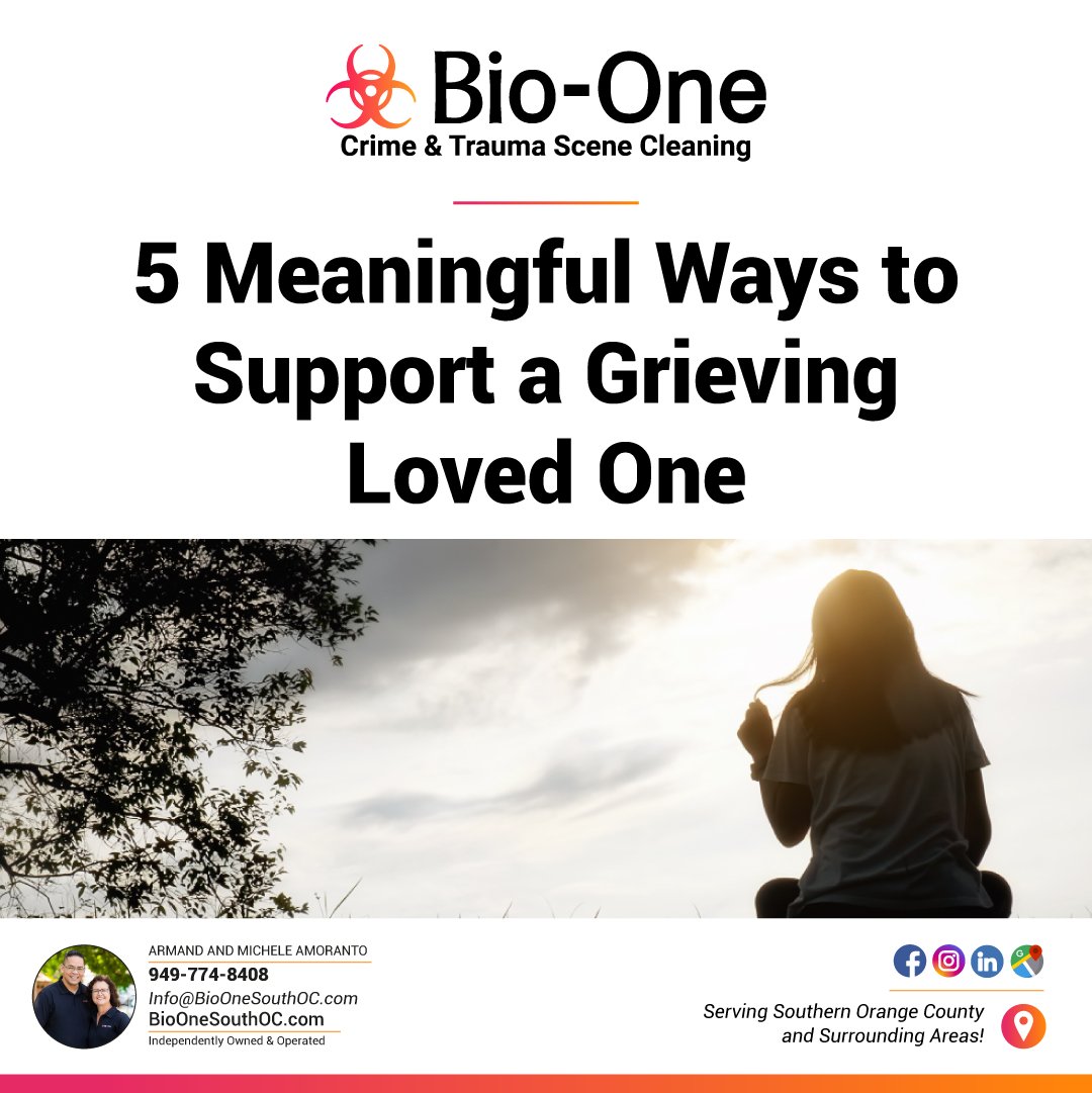 BioOneSouthOC's tweet image. In our latest post, learn how to support a grieving loved one with patience, compassionate check-ins, and professional resources if needed.

📰: bioonesouthoc.com/5-practical-an…

🌐 BioOneSouthOC.com 
📞 949-774-8408

#bioone #southoc #orangecounty #blog #news #griefandloss #grief