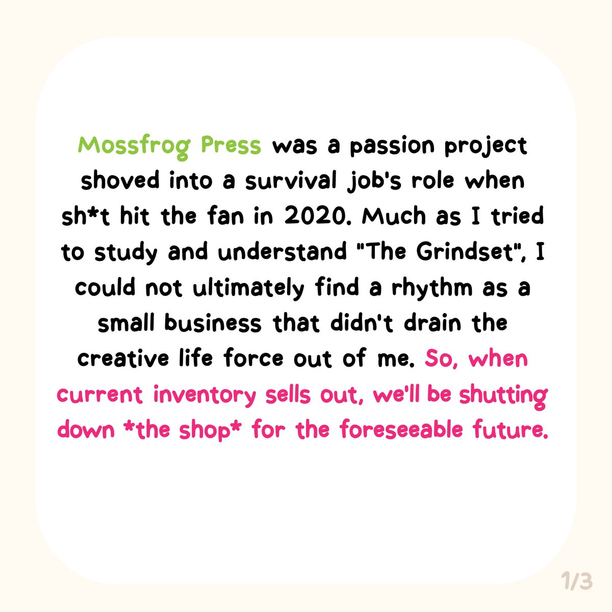 Mossfrog Press tweet media