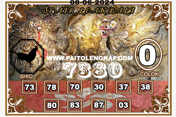 DaftarPAS4D's tweet photo. Angka Main Hongkongpools 08 Juni 2024
Angka Main : 3094
2D: 30*39*34*03*09*04*93
3D: 309*304*390*394*340*349*039
SHIO : ANJING & KUDA
CB: 9 & 4
Tutup: 22:30 WIB & Result 23:00 WIB
UPS, Bossku.
#syairshk #syairshongkong #syairpas4d #daftarpas4d #angkamainhk #linkpas4d https://t.co/pAbmfWxyCX