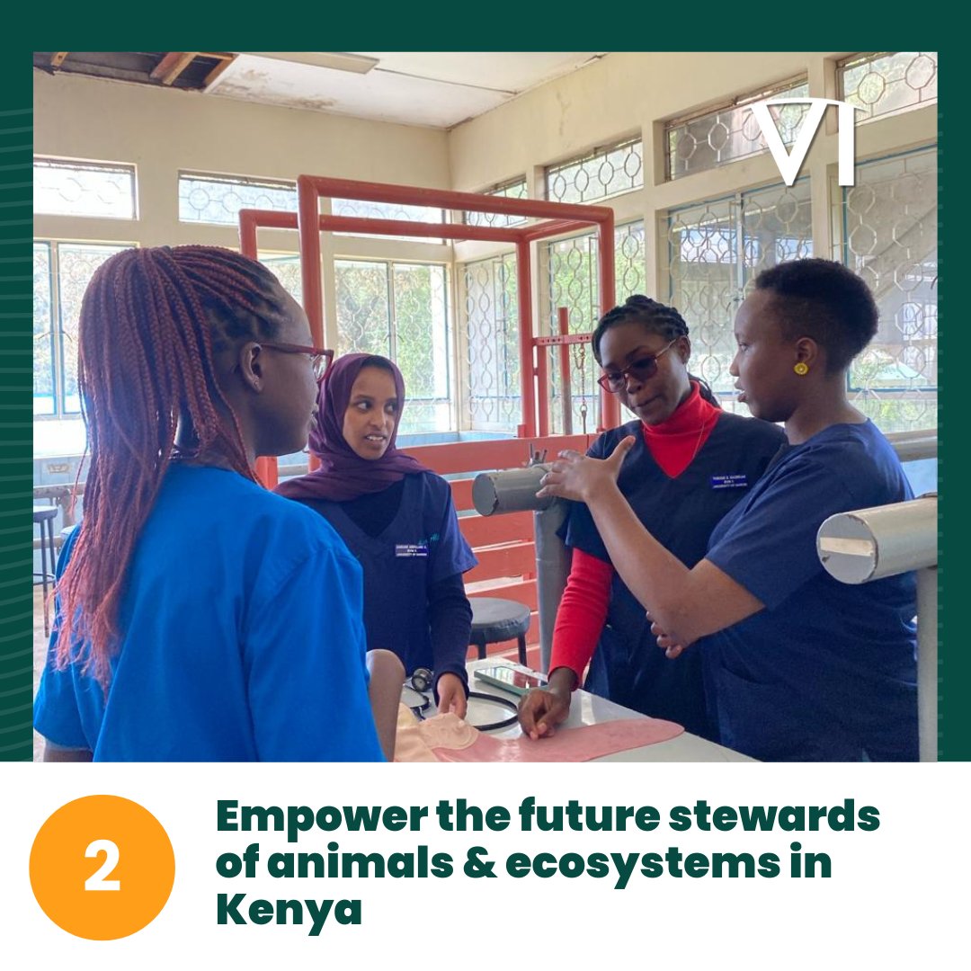 vetintl's tweet photo. π€ How can VI's Vet Training Program protect wildlife, their ecosystem, and the overall health of people in Kenya?
Join us & make these potential impacts a reality!
β
Donate today: https://t.co/YI5ZS550BA
#SaveTheWildlife #ConservationGeneration #WildlifeWarriors https://t.co/2Bz8CrUH17