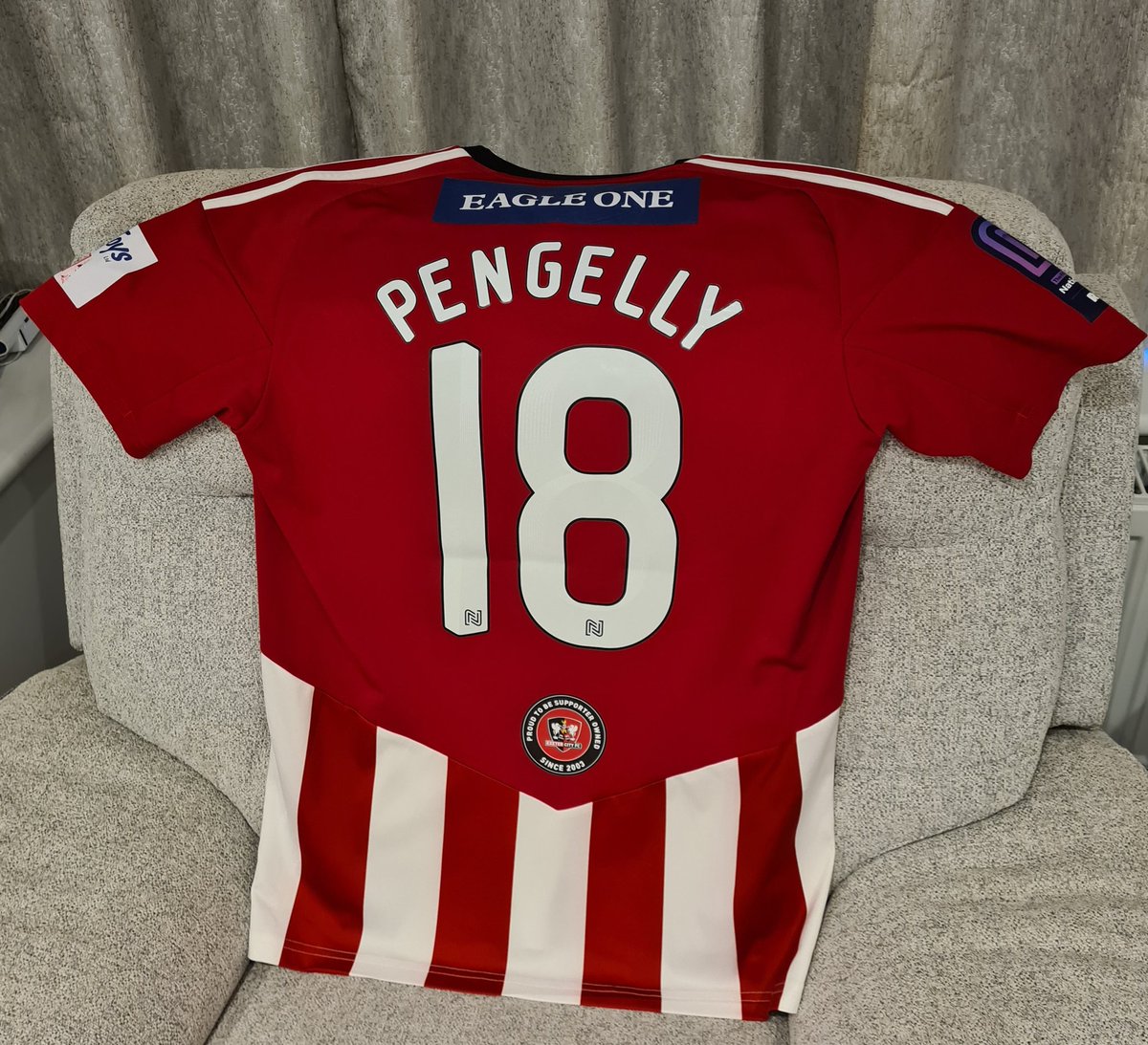 What a season, and what a lovely gesture to have the match worn shirt. It's been an absolute honour to sponsor <a href="/conniepengelly9/">Connie Pengelly</a> this season. We are SO proud of all you've achieved this season and can't wait to see what is in store for you in 24/25. Our striker! 🔴⚪️