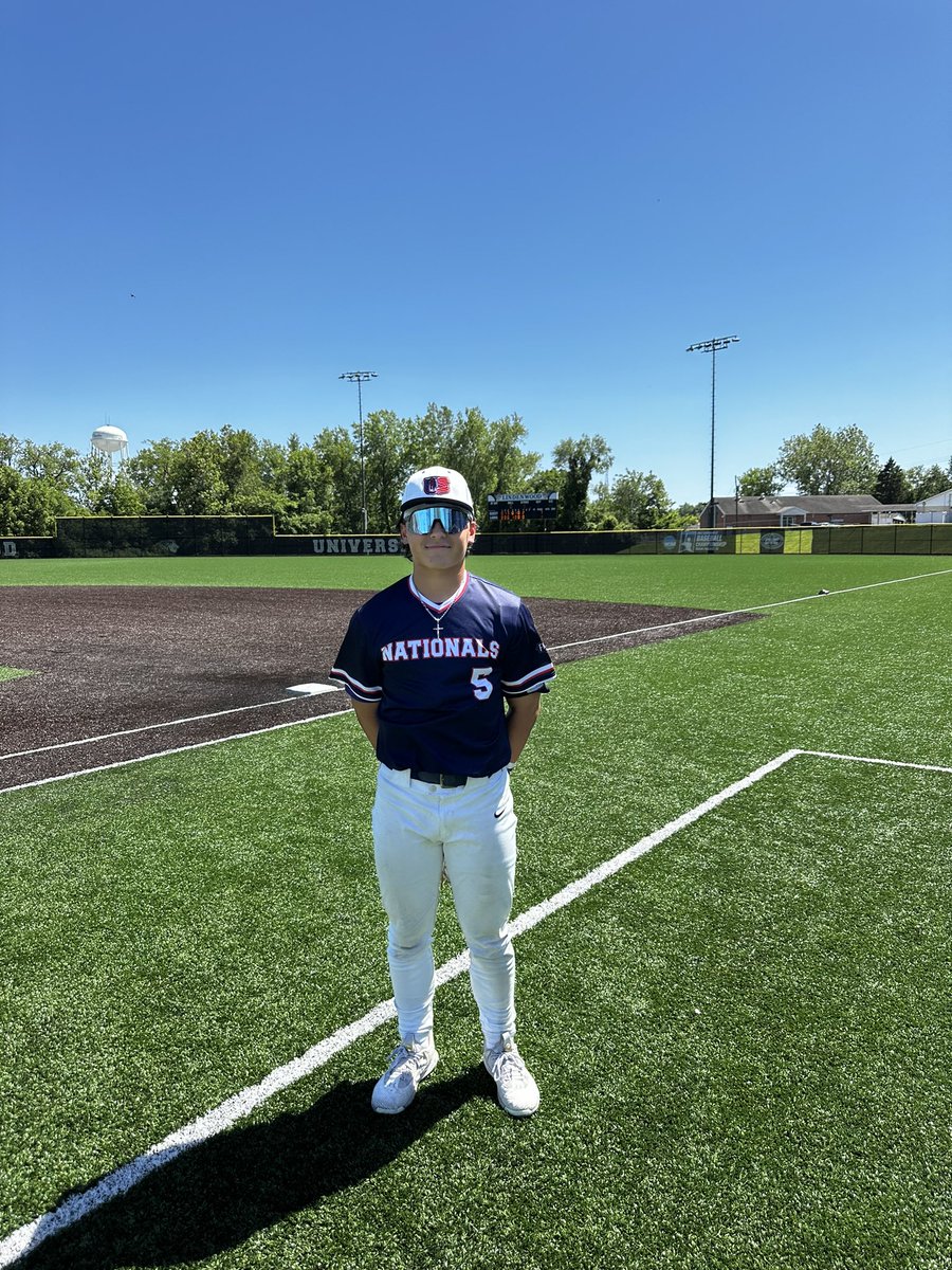US Nationals MidSouth (@usnatsmidsouth) on Twitter photo US Nationals 17u Midsouth Blue- 7
RBC National Black- 1
POG: Jack Vilela
CG- 7 IP- 5 Hits- 1Er- 7Ks- 1BB
Hitting: <a href="/ken_paschall/">Ken Paschall</a>
3-4: 2B, RBI, 2 SB US Nationals 17u Midsouth Blue- 7
RBC National Black- 1
POG: Jack Vilela
CG- 7 IP- 5 Hits- 1Er- 7Ks- 1BB
Hitting: <a href="/ken_paschall/">Ken Paschall</a>
3-4: 2B, RBI, 2 SB