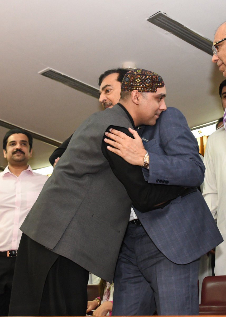 KasimGillani's tweet photo. Grateful to Chairman @BBhuttoZardari, my father Syed Yusuf Raza Gilani, and the youth of my constituency for their trust as I took oath as an MNA today. I addressed the urgent need for an IT Emergency. People of my constituency have rejected the politics of hate, division, and propaganda and chose development and prosperity.