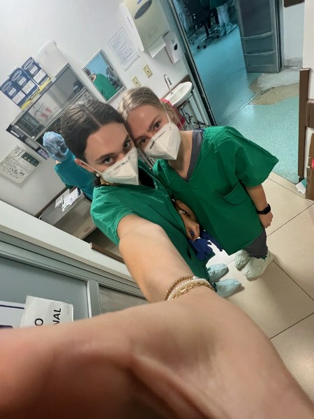 StKatesWBB's tweet photo. Proud of 2 of our Seniors, Maddy Manger and Rachel Randleman, for working and learning about the medical profession in San Jose Costa Rica https://t.co/F3JcB1xgpx