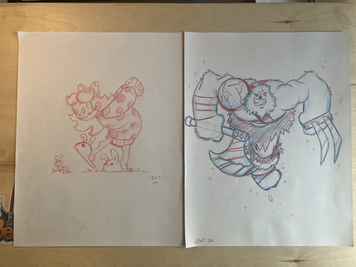 mightybotstudio's tweet photo. Art from last nights livestream. #BEARZERKER #indiecomics #indiecomicbooks #DIYcomics https://t.co/q40x8PdFPN