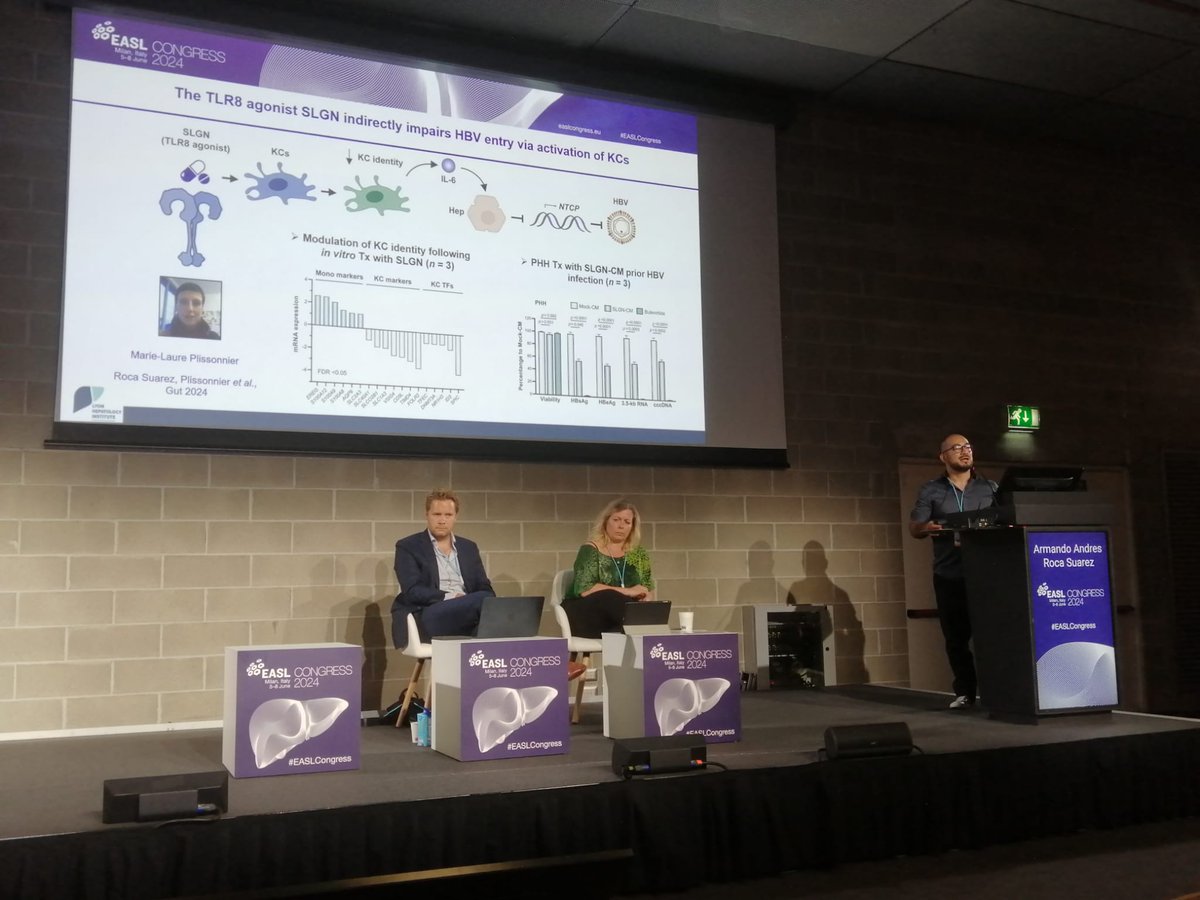 andresroca's tweet image. Big thanks for the opportunity to present our work on PCLS and HBV/HDV infection at the #EASLcongress
@TestoniResearch @FabienZoulim @EASLnews #HBV #PCLS #kupffer @InsermAuRA @ipcureb