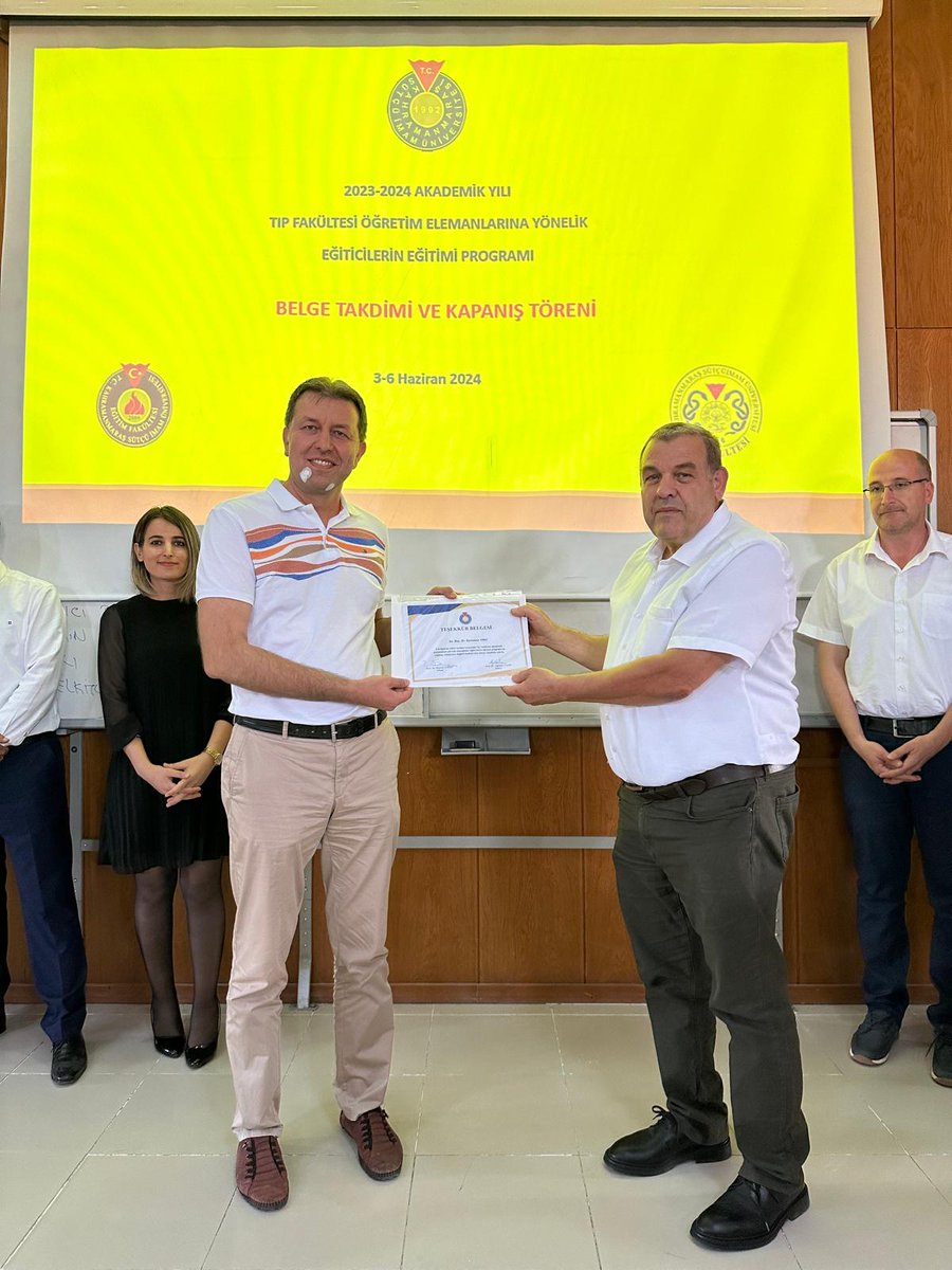 ryirci's tweet photo. Fakültemizde düzenlenen eğiticilerin eğitimi programı kapanış töreninden geriye kalanlar... #ksu, #ksuegitim https://t.co/z0DzYnwuP0