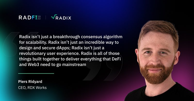 <a href="/binance/">Binance</a> #Radix takes DeFi to a new level!