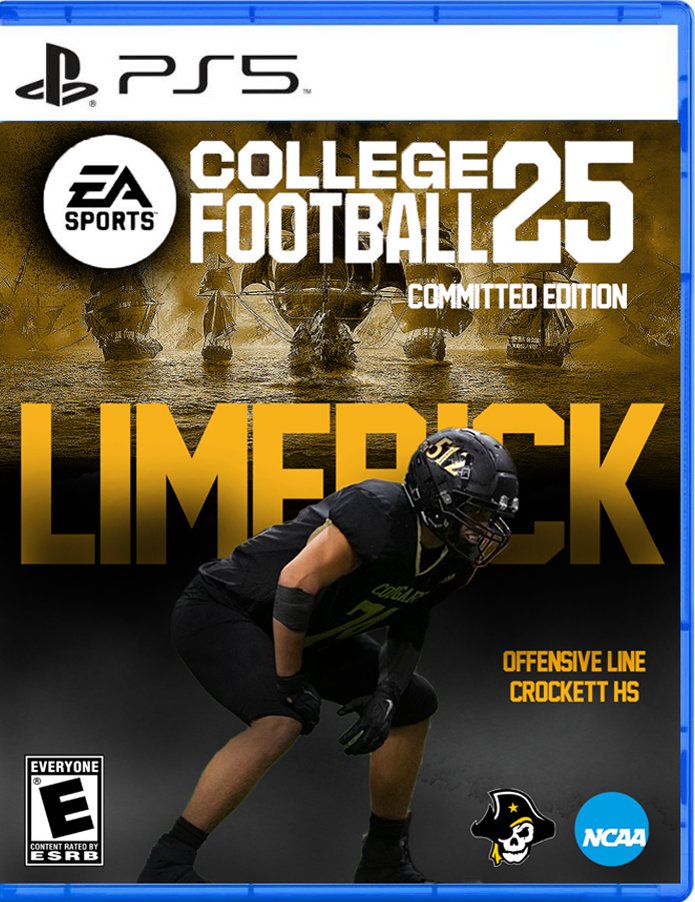 SUPiratesFB's tweet photo. Welcome Brock Limerick from Crockett High School! @BrockLimerick74  @CoogsFB https://t.co/uXYxMnnZtT