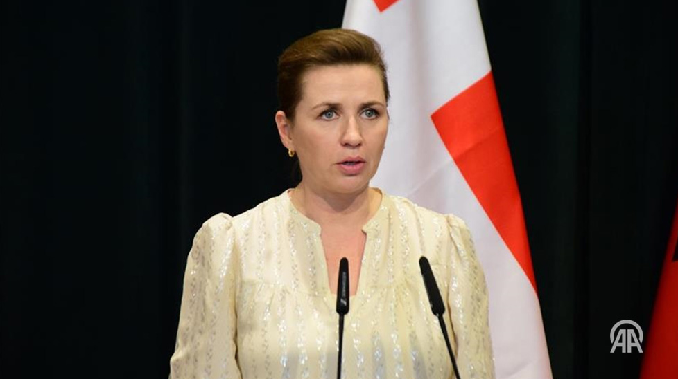 Danish Prime Minister Mette Frederiksen was attacked in Copenhagen v.aa.com.tr/3243582