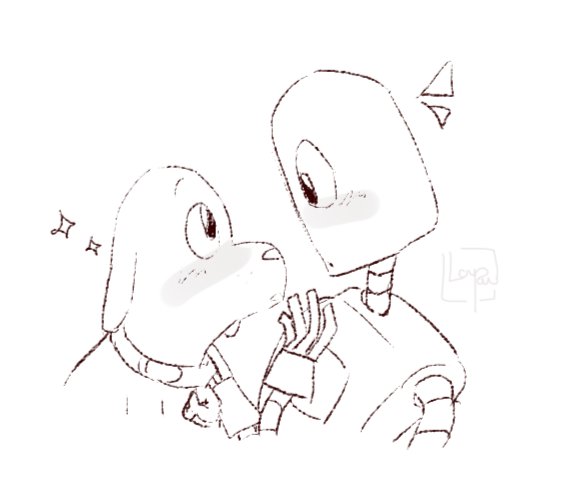 LovPow_art's tweet photo. Iré unos beibis #Robotdreams #Miamigorobot #Robdog #Robotdreamsfanart https://t.co/qzSN6eez14