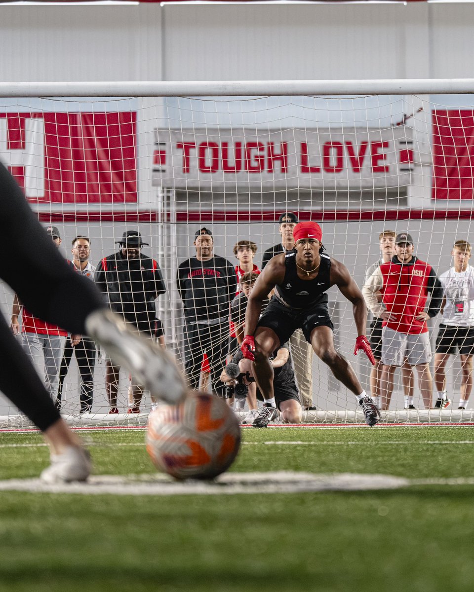 OhioStateFB's tweet photo. Don’t call it a comeback 🫣
     
The staff gets on the board with a win in penalty kicks ⚽️ 
    
Players up 4-1 https://t.co/NER3Z3rEoK