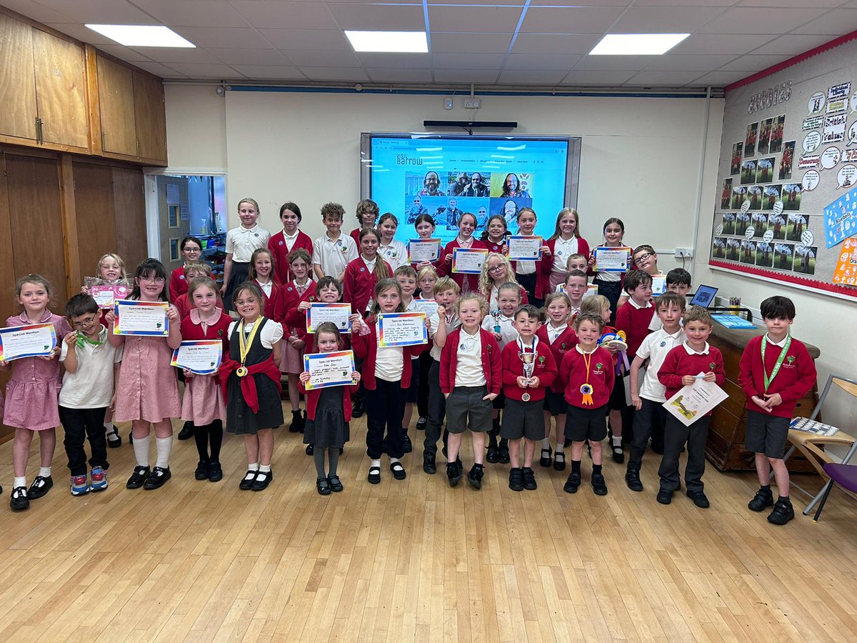 This week's Special Mention children and dojo winners well done everyone keep up the good work 👏 ☺️🏆 #celebration  #assembly