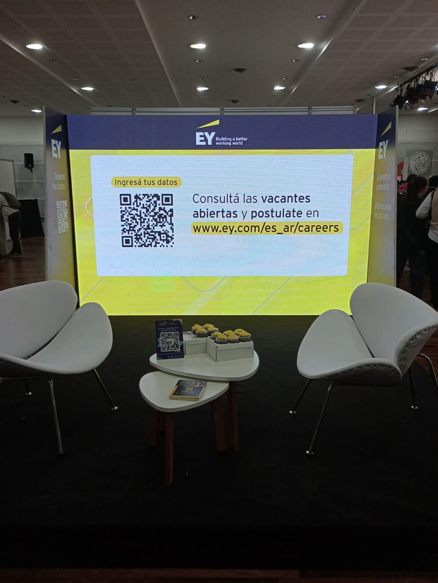 EY_CareersAR's tweet photo. Este jueves estuvimos en la Feria de empleo Jornada Trabajo Ingeniería, IT & Sistemas.
Gracias a quienes se acercaron a nuestro stand. ¡Fue un placer haber conocido tantos talentos! 💛
#ItsYoursToBuild https://t.co/nR2tyVHJo9