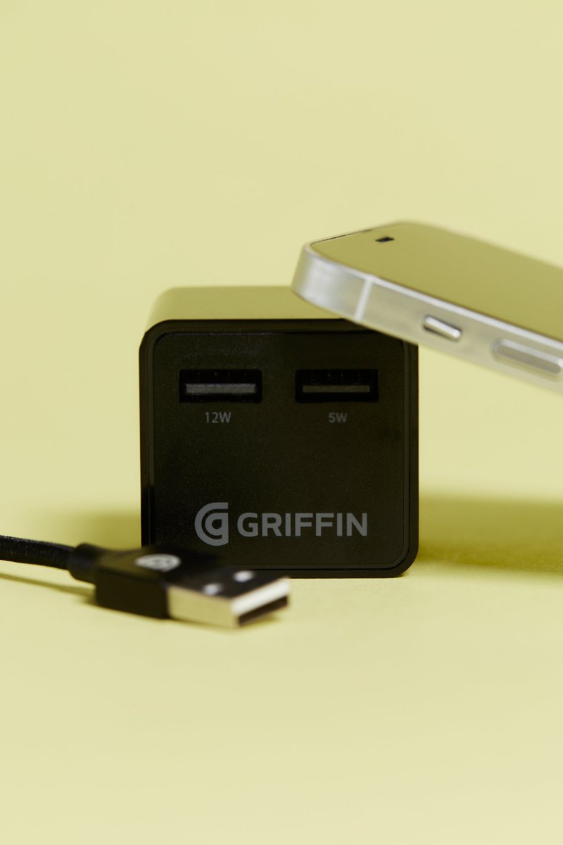 No need to fight over the charger. Easily share the power with Griffin's PowerBlock Dual Charger. Shop now: incipio.com/pages/griffint…