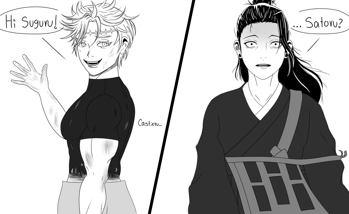 sefireth_'s tweet photo. Are you sure he is your best friend Suguru?
#satorugojo #gojo #gojofanart #yuta #yutafanart #sugurugeto #geto #jjk https://t.co/KnodRBn6fY