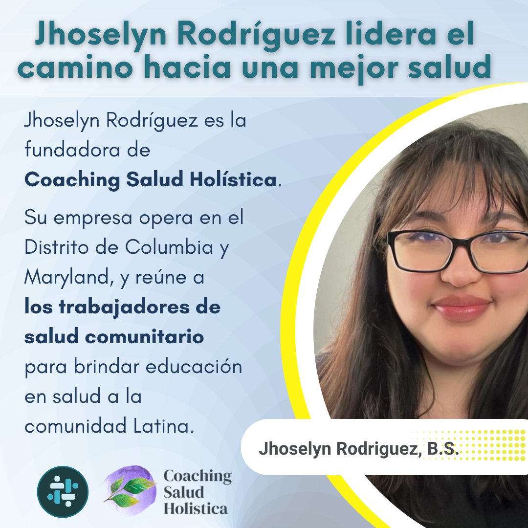 BriDigdeSalud's tweet photo. Brigada Digital de Salud se ha asociado con Coaching Salud Holistica en un nuevo proyecto. Este proyecto aprovechará el poder de los trabajadores de salud comunitarios para mejorar el riesgo de enfermedades crónicas en las comunidades latinas de DC y Maryland. https://t.co/EigSTrGas0