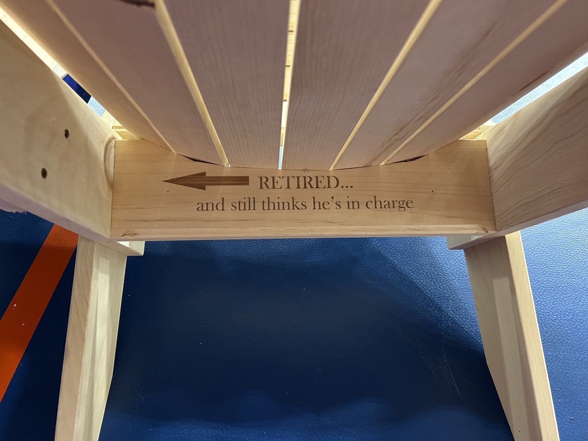 Check out the beautiful craftsmanship in this retirement gift for ⁦<a href="/STCBurlington/">St. Christopher</a>⁩ principal Mr. McCarles. This was created by students ⁦<a href="/CCCSSNews/">Corpus Christi</a>⁩ under the direction of the talented Mr. Karniej. An absolute work of art!