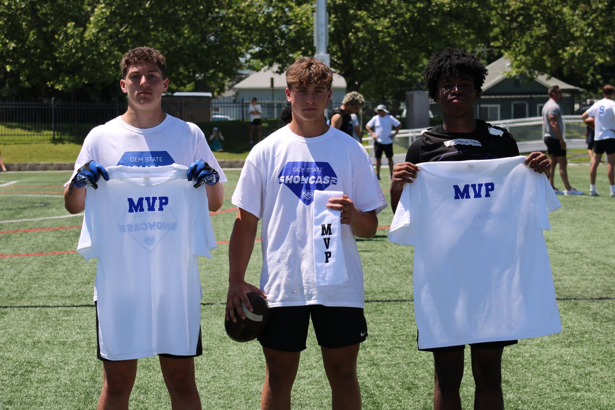Gem State Showcase QB/WR/DB Session One MVPs: QB- Jack Brant, WR- Kai Wheeler, DB- Immanuel Williams