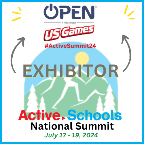 Our next exhibitor is <a href="/OPENPhysEd/">OPEN Phys Ed</a> <a href="/USGames/">US Games</a>, check them out at the 2024 Active Schools National Summit!

#ActiveKidsDoBetter

For more details to register visit: activeschoolsus.org/nationalsummit/