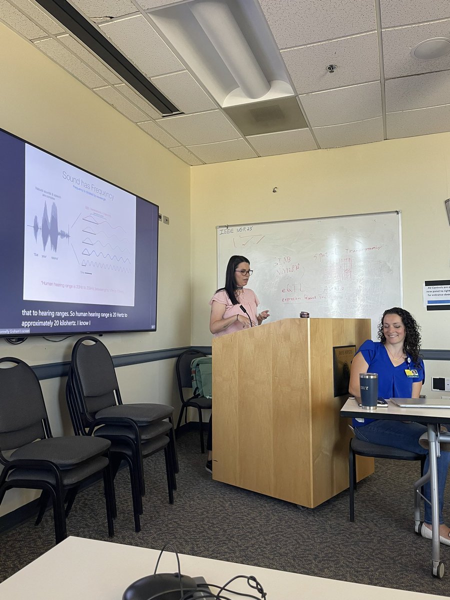 Great lecture from my colleague Catherine Graham about the auditory system 👏. 
Big thumbs up to <a href="/Jane_Mondul/">Jane Mondul</a> for organizing the "Summer Seminar Series in Hearing &amp; Balance" and giving us the opportunity to share some great discussions between postdocs and students 👍
@LauerLab