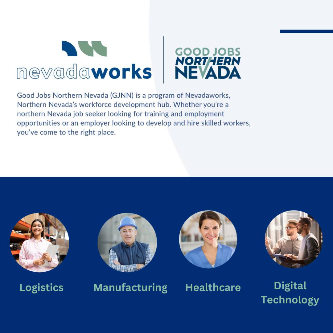 With a focus on healthcare, IT, logistics, and manufacturing, Good Jobs Northern Nevada is your gateway to a promising career. Join us for skills training, success coaching, and essential support services. 🛠️💡 brnw.ch/21wKyJi

#NevadaCareers #WorkforceDevelopment