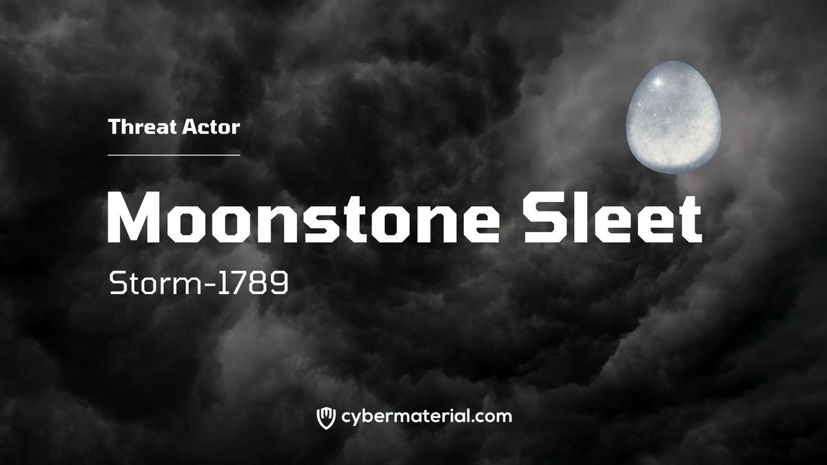 Cybermaterial_'s tweet image. #Cyberthreats Who is the Moonstone Sleet Group? 

It&apos;s a threat actor that combines tried-and-true techniques with unique attack methodologies to target companies for financial and cyberespionage objectives. 

Read more at cybermaterial.com/moonstone-slee… 

#ThreatActors #MoonstoneSleet