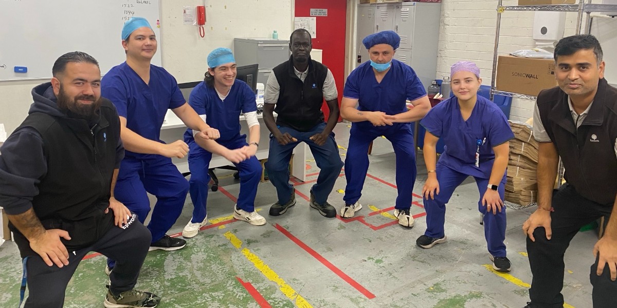 Stretch it out! 🧘‍♂️✨ Every morning, the supply team at Epworth Richmond kicks off with 10 minutes of fun stretches, thanks to Luke and Tracy from Health, Safety &amp; Wellbeing. 

It’s a great way to start the day, reduce soreness, and bond as a team!