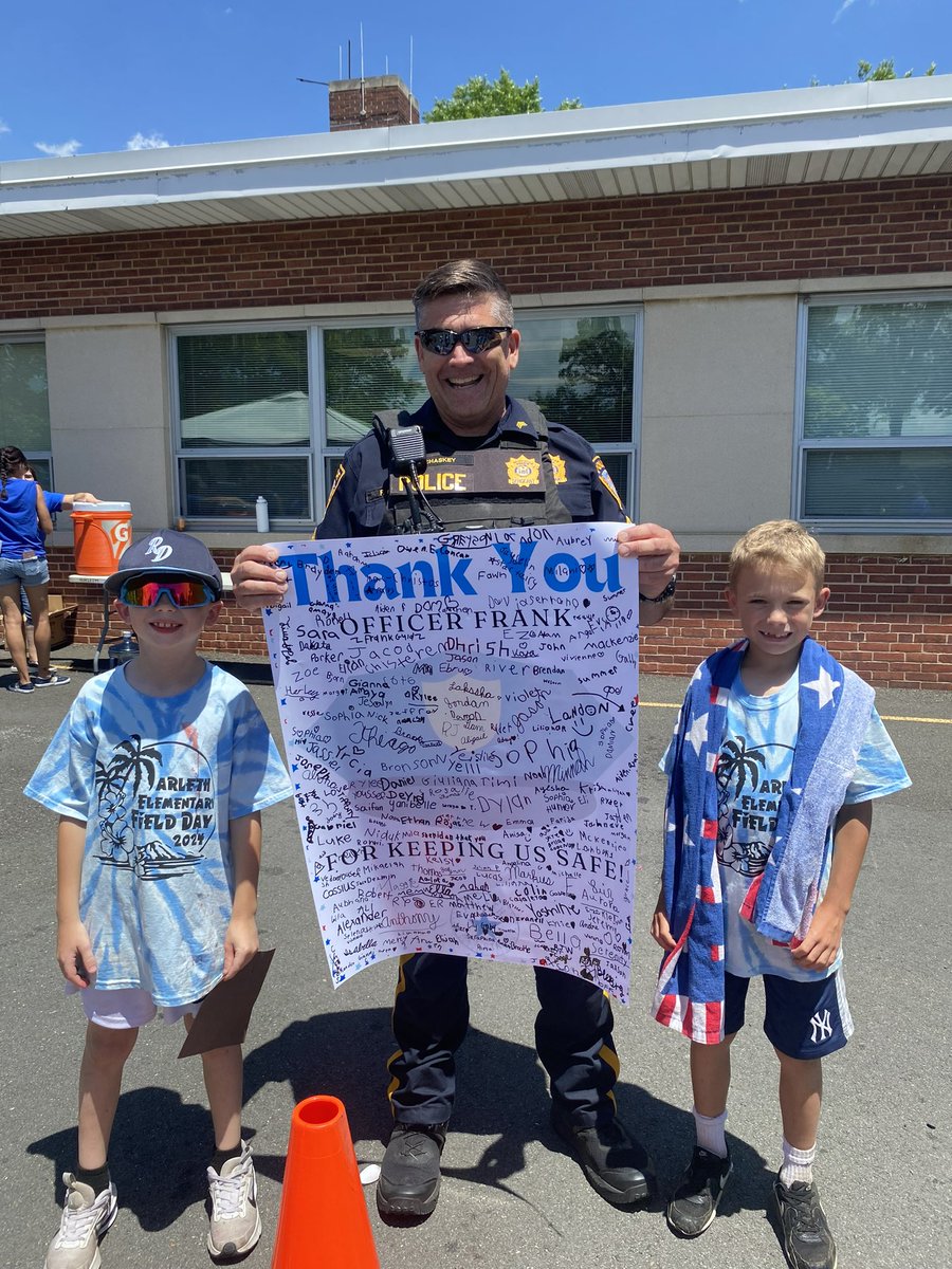 Thank you Officer Frank. Enjoy your retirement!