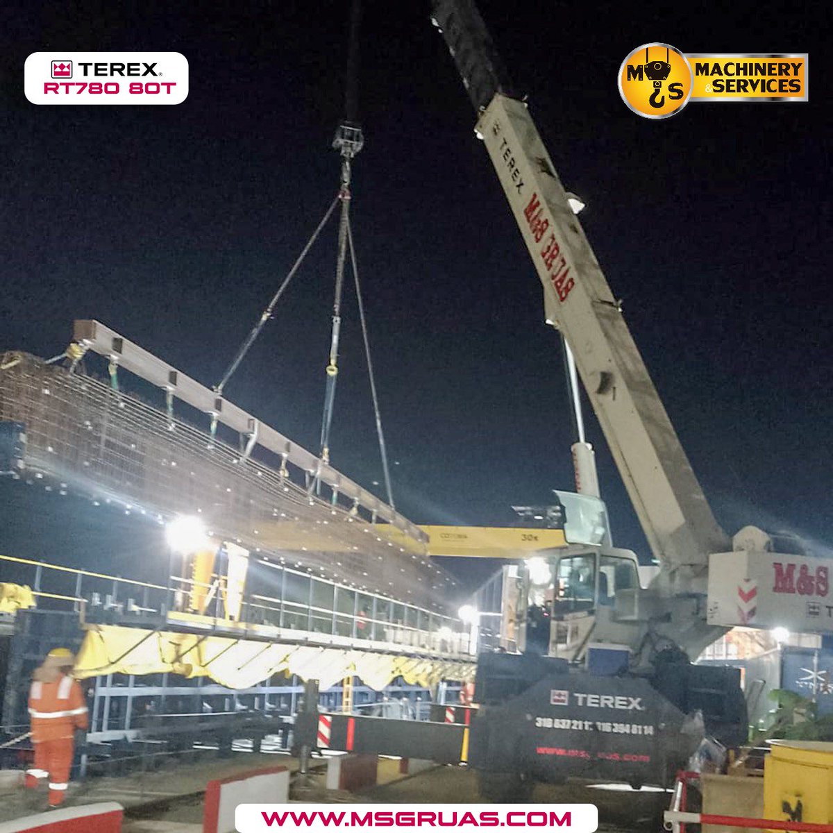 msgruas's tweet photo. En acción nuestra Terex RT780...
👉 https://t.co/JW0F2SViHP
📞 O llámanos al 318 837 21 11
#msgruas #MachineryAndServices #crane #elevacion #proyecto #alquilergruas #gruasmoviles #transporte https://t.co/wnaXGZ7gKo