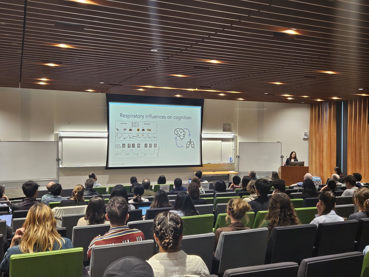 KIBM (@kibm_ucsd) on Twitter photo The symposium has officially started! Here is Eena Kosik from Bradley Voytek's lab starting us off with her presentation titled "The shape of breathing: respiration's influence on neural oscillations".
<a href="/UCSanDiego/">UC San Diego</a> #CognitiveScience #Neuroscience #KavliFoundation #Science #KIBM The symposium has officially started! Here is Eena Kosik from Bradley Voytek's lab starting us off with her presentation titled "The shape of breathing: respiration's influence on neural oscillations".
<a href="/UCSanDiego/">UC San Diego</a> #CognitiveScience #Neuroscience #KavliFoundation #Science #KIBM
