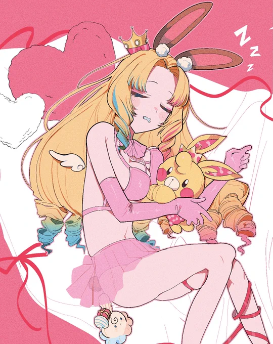 すけぶの寝てるイラストかわいい