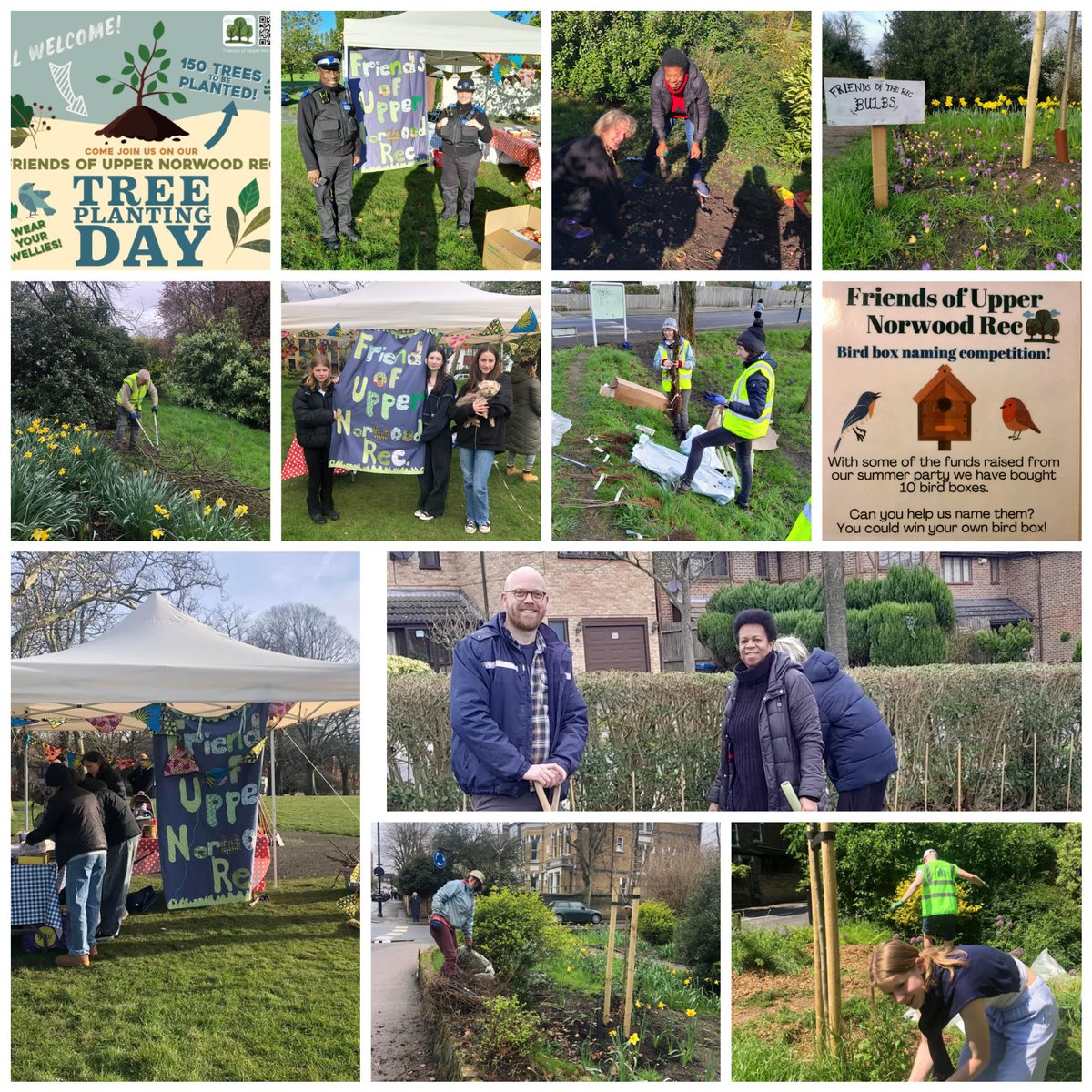 The Friends of #UpperNorwoodRec have transformed this much loved green space, planting trees, putting up bat boxes, doing litter picks &amp; now putting in memorial benches. I'm proud to be part of this amazing group. Come &amp; meet everyone at the summer party!👇🏾
