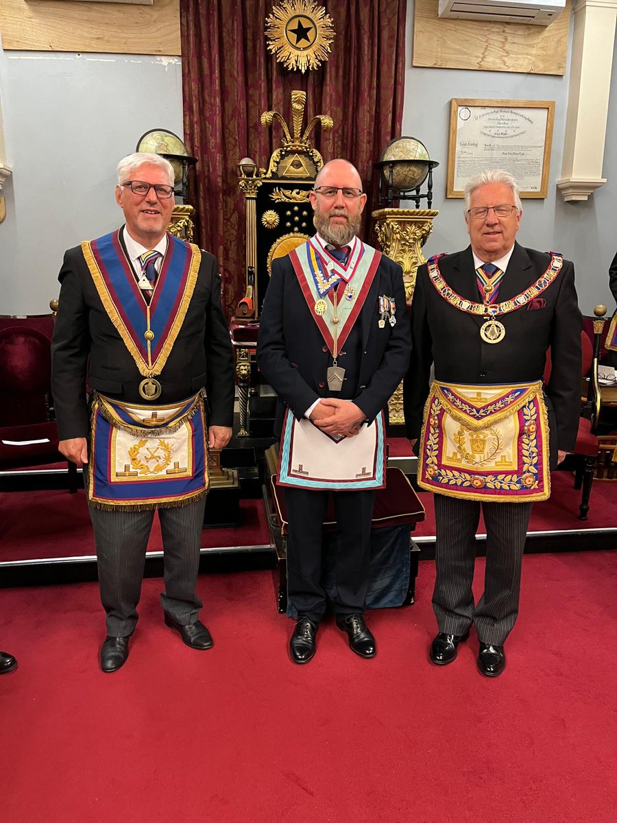 enockshawn's tweet photo. Last night, I had the privilege to be installed as the Worshipful Master of Lodge of the Westgate No1180 of Mark Master Masons. A superb evening that exemplifies the essence of the Mark Degree. https://t.co/0U2ZWGXXS1