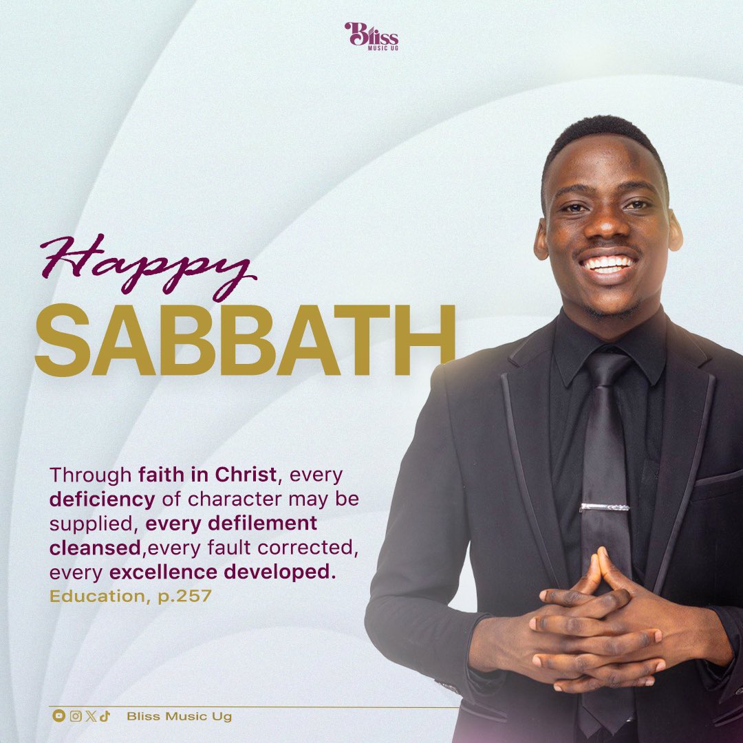 Happy Sabbath day, children of the most high. ✍🏽