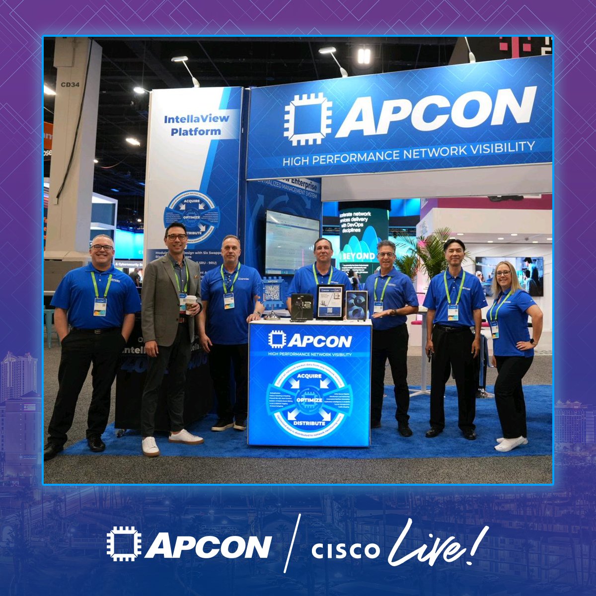 APCON's tweet image. Yesterday @APCON wrapped up Day Four at the #CiscoLive #WorldofSolutions exhibit hall and enjoyed a team brunch. 👥 🎉 

Check out our Day Four recap photos and landing page announcements about our 3 Giveaway Winners! bit.ly/3RbXs2n 

#CiscoLive2024 #APCONatCiscoLive2024