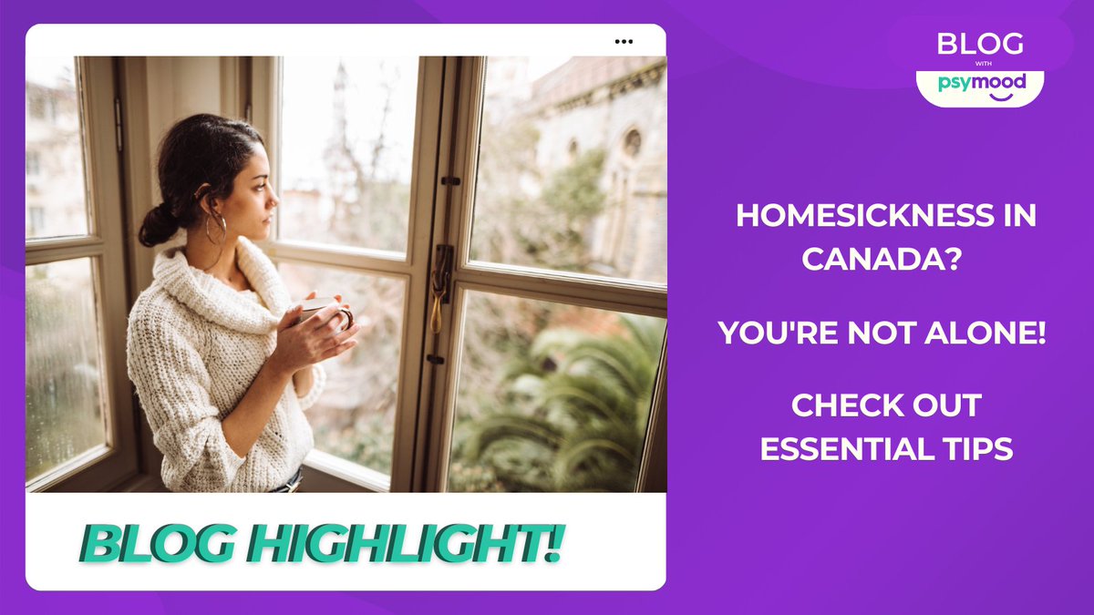 Feeling homesickness? You're not alone! Check out those tips:

🌞 Stay Active 🗓️ Follow a Routine 🎨 Find Joyful Activities 🤝 Seek Support

Read more:
psymood.com/tips-for-newco…

#NewBeginnings #WinterWellness #Homesickness #MentalHealth #NewcomersCanada
