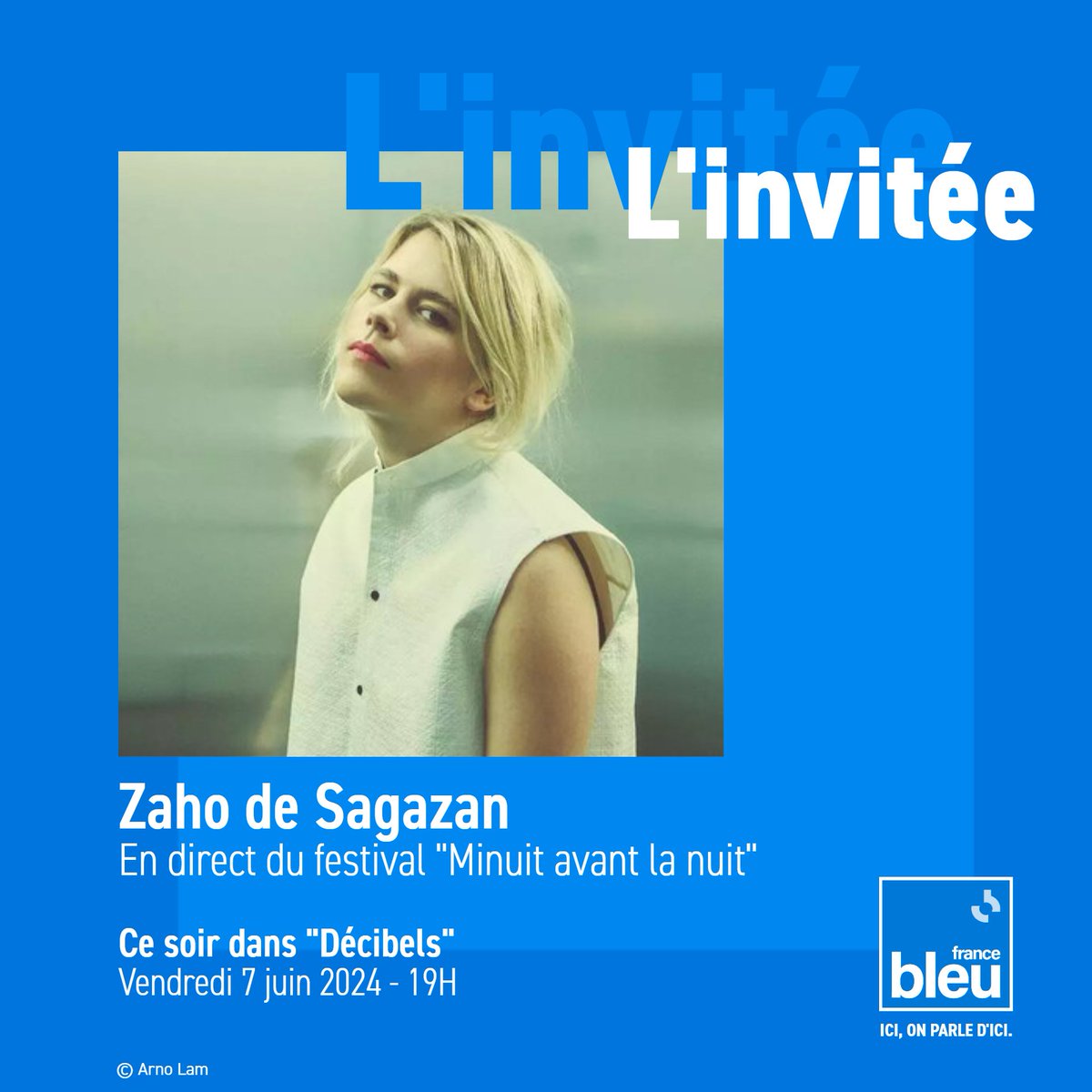 ici_officiel's tweet photo. 🔵 Ce soir #DécibelsFB est en direct du festival #MinuitAvantLaNuit à #Amiens, @zahodesagazan en tête d'affiche et au micro d'@EmilieRadioFr.

https://t.co/rBuryWc3fr https://t.co/BaHoC3SSfF
