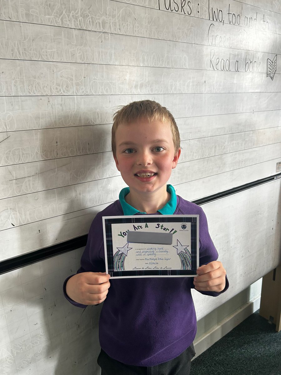 KPS_Primary3T's tweet photo. 🌟 STAR AWARD! Well done, J! You have worked hard and progressed extremely well in spelling. 🌟 https://t.co/ouEjaekmad