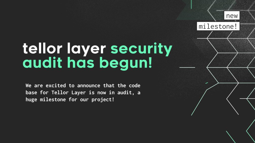 WeAreTellor's tweet photo. Tellor Layer has officially gone to audit w/ @zellic_io  "...paving the way for a major overhaul of the Tellor protocol from an EVM and smart contract based system to a stand-alone, oracle specific L1."

📖 read more:
https://t.co/287myHd4I0 https://t.co/2pBznoepe8