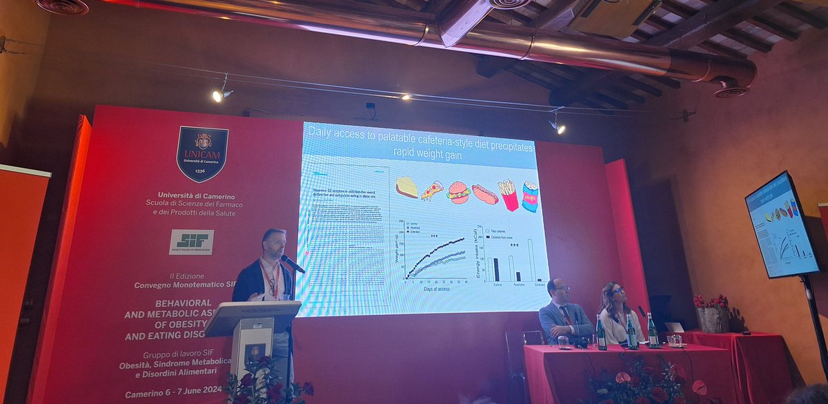 Esi Domi (@esidomi) on Twitter photo Inspiring and fantastic work from <a href="/PaulKennyPhD/">Paul Kenny, PhD</a> lab at <a href="/SIFfarmacologia/">SIF</a> monotematic congress on Binge Eating Disorders 🍩🧠<a href="/UniCamerino/">Unicam - Università di Camerino</a> Inspiring and fantastic work from <a href="/PaulKennyPhD/">Paul Kenny, PhD</a> lab at <a href="/SIFfarmacologia/">SIF</a> monotematic congress on Binge Eating Disorders 🍩🧠<a href="/UniCamerino/">Unicam - Università di Camerino</a>