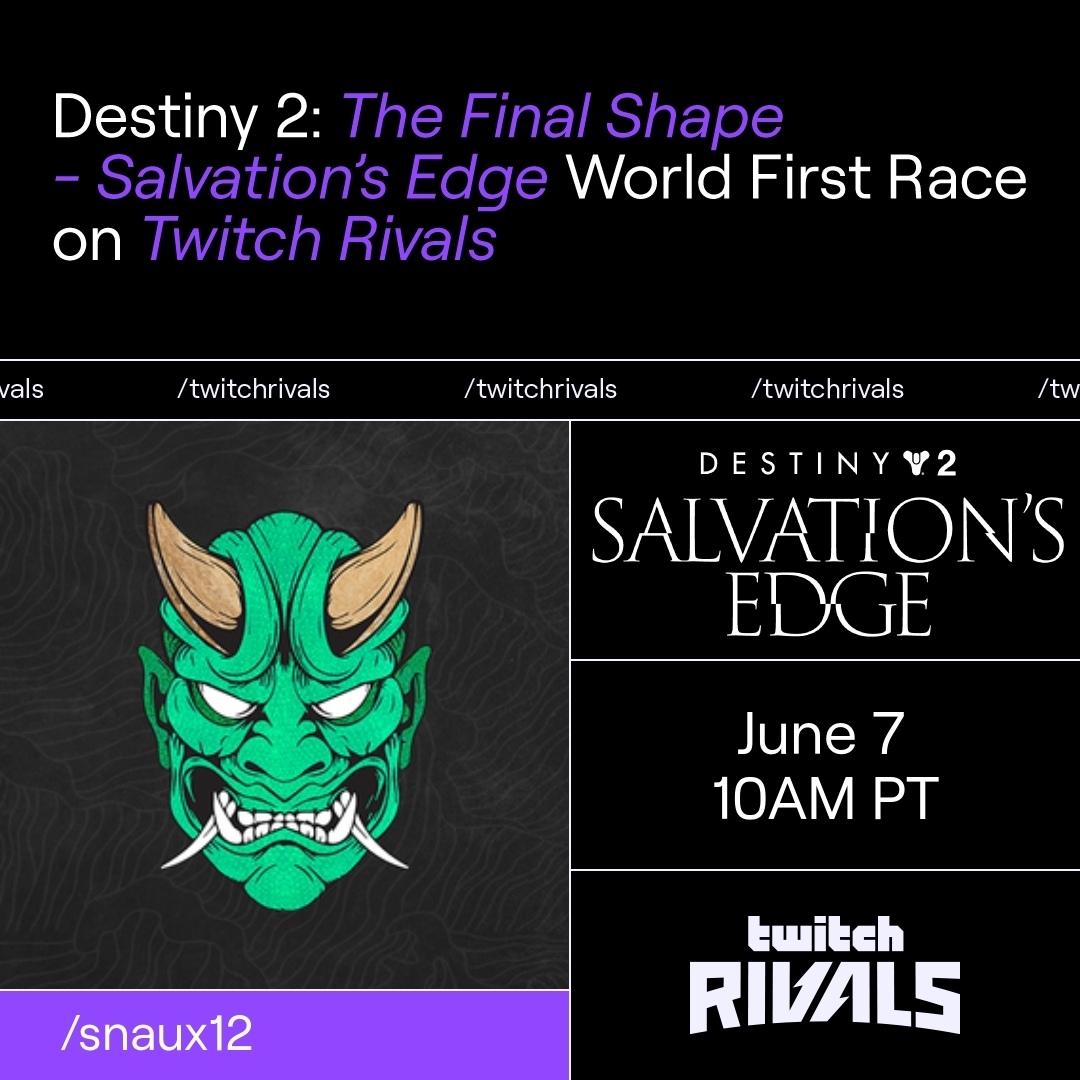 Snaux12's tweet image. It is almost time to start raiding so stop on by and join us we are apart of the @TwitchRivals raid race. Twitch.tv/snaux12