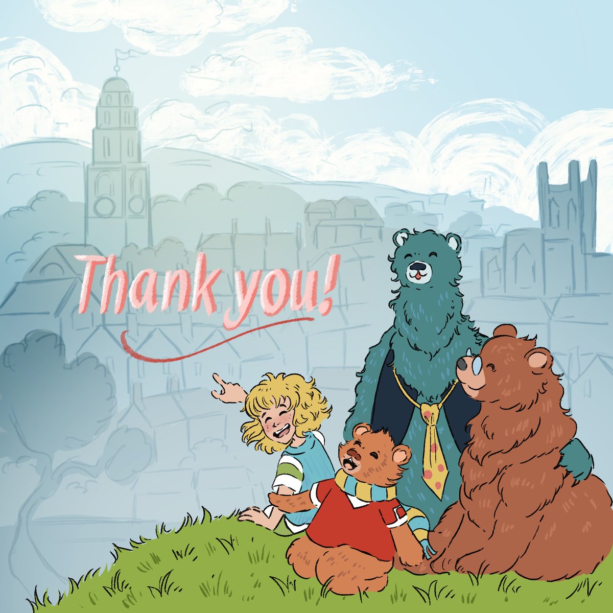 Amylouioc's tweet photo. It's been one month since 'A Cork Fairytale' was released and I just wanted to say a special thank you to everyone who has bought and supported the book! I'm so grateful!

Special thank you again to @OBrienPress for publishing! 💛🐻🐻🐻 https://t.co/wNfwI44VZB