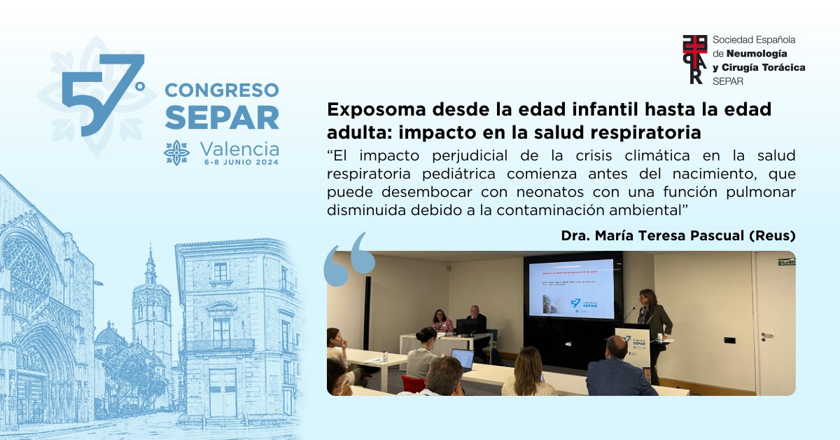 SeparRespira's tweet photo. 🌬️ La contaminación ambiental impacta nuestra salud desde antes de nacer. Con la Dra. María Teresa Pascual analizamos su evolución y los factores más críticos.
#Respirasepar #eresepar https://t.co/hbUbA7BbDs