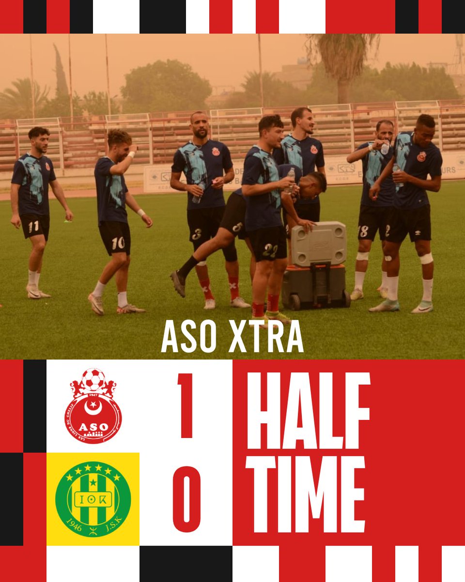 aso_xtra's tweet photo. نهاية الشوط الأول بتقدم أولمبي الشلف يهدف نظيف من توقيع عدادي عن طريق ضربة جزاء ⏸ https://t.co/S6d2Zhd496