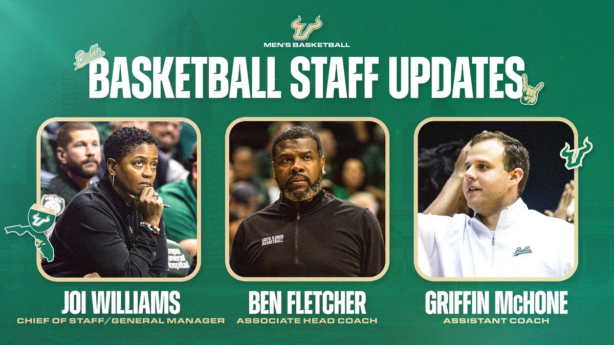 Staff promotions ⬆️

Full release: gobulls.co/4efRDus

#HornsUp🤘| #EDGE