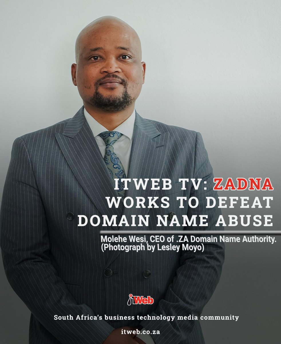 ITWeb's tweet photo. South Africa now has well above 1.3 million commercially-registered .ZA domain names, which speaks to the continuing growth of the local internet ecosystem.
https://t.co/WvFECMLLH2
#za #domainauthority #zadna #domainname #itwebtv #domainabuse https://t.co/tKF783dkMX